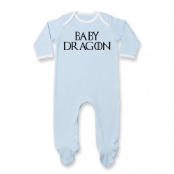 Pyjama bébé Baby dragon - bleu